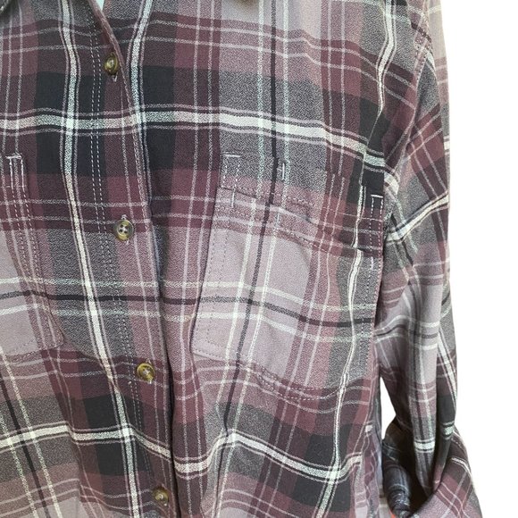 Carhartt Fairview Plaid Roll Tab Convertible Sleeve Western Fall Shirt-XL - Picture 15 of 15